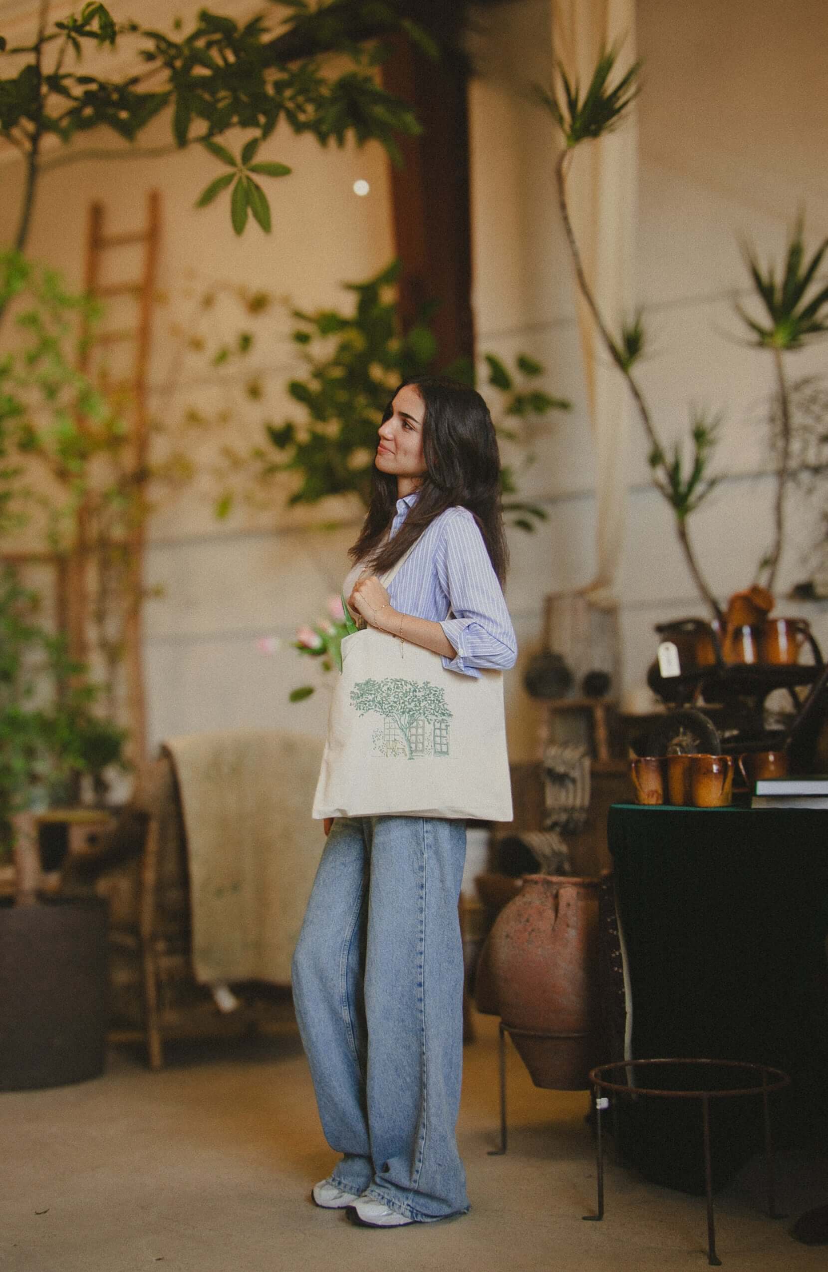 Block Printed tote bags for daily use 