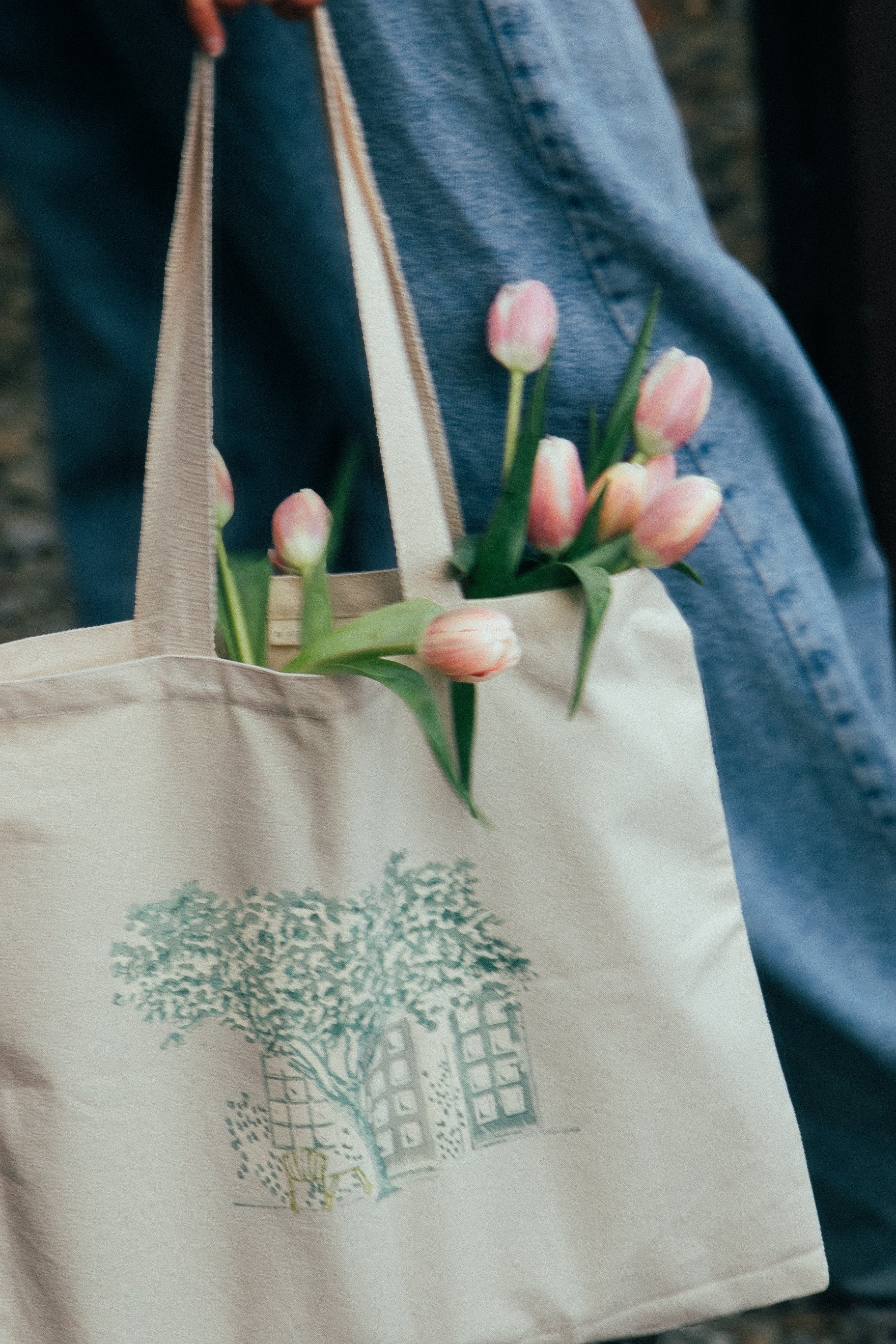 Hand Block Printed tote bags 