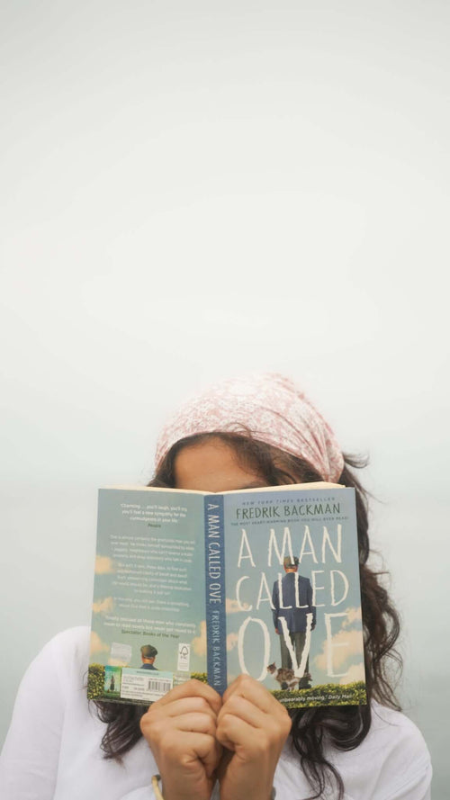 Journey of a River | Hand-Block Printed  Sustainable Accessories - Elastic Bandana for daily wear 