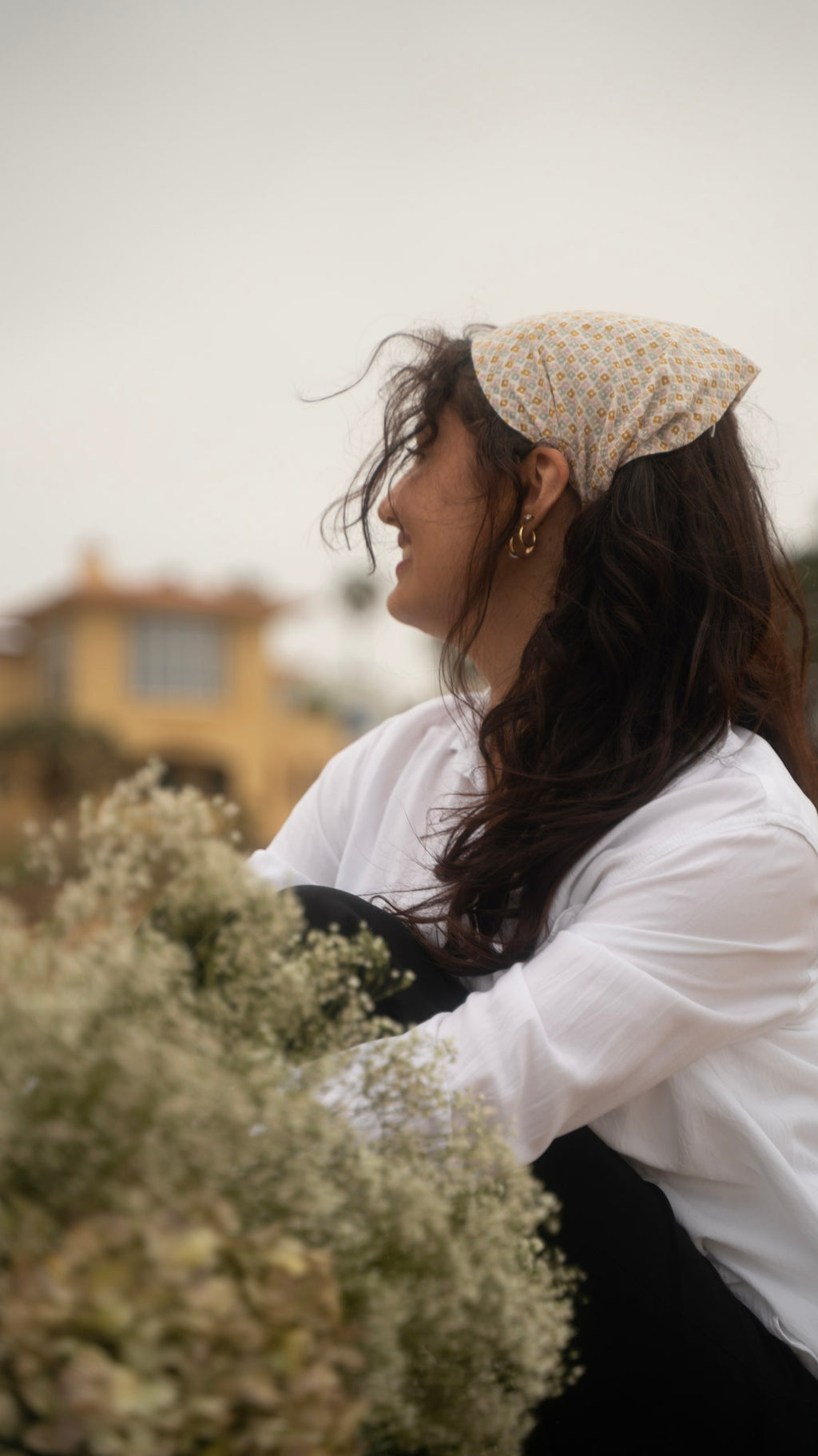 Journey of a River | Hand-Block Printed - Sustainable Accessories - Bandana