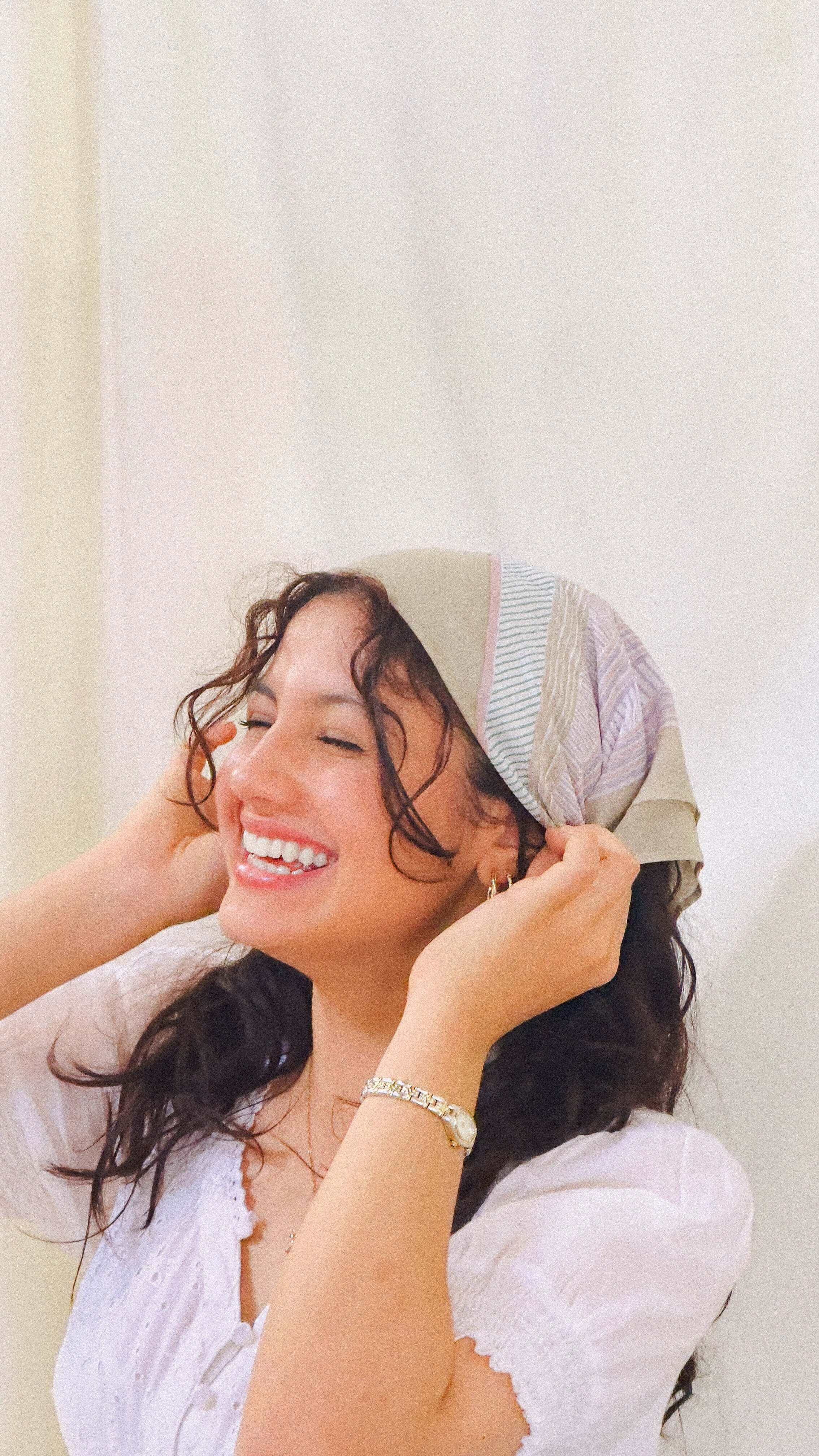 Journey of a River | Hand-Block Printed  Bandana 