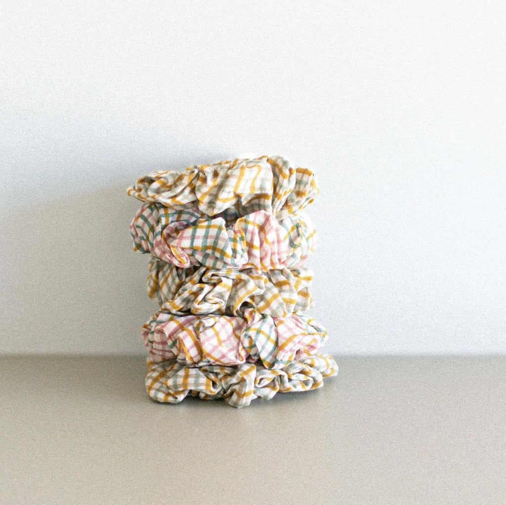 Journey of a River | Hand-Block Printed  Hair tie for daily wear 
