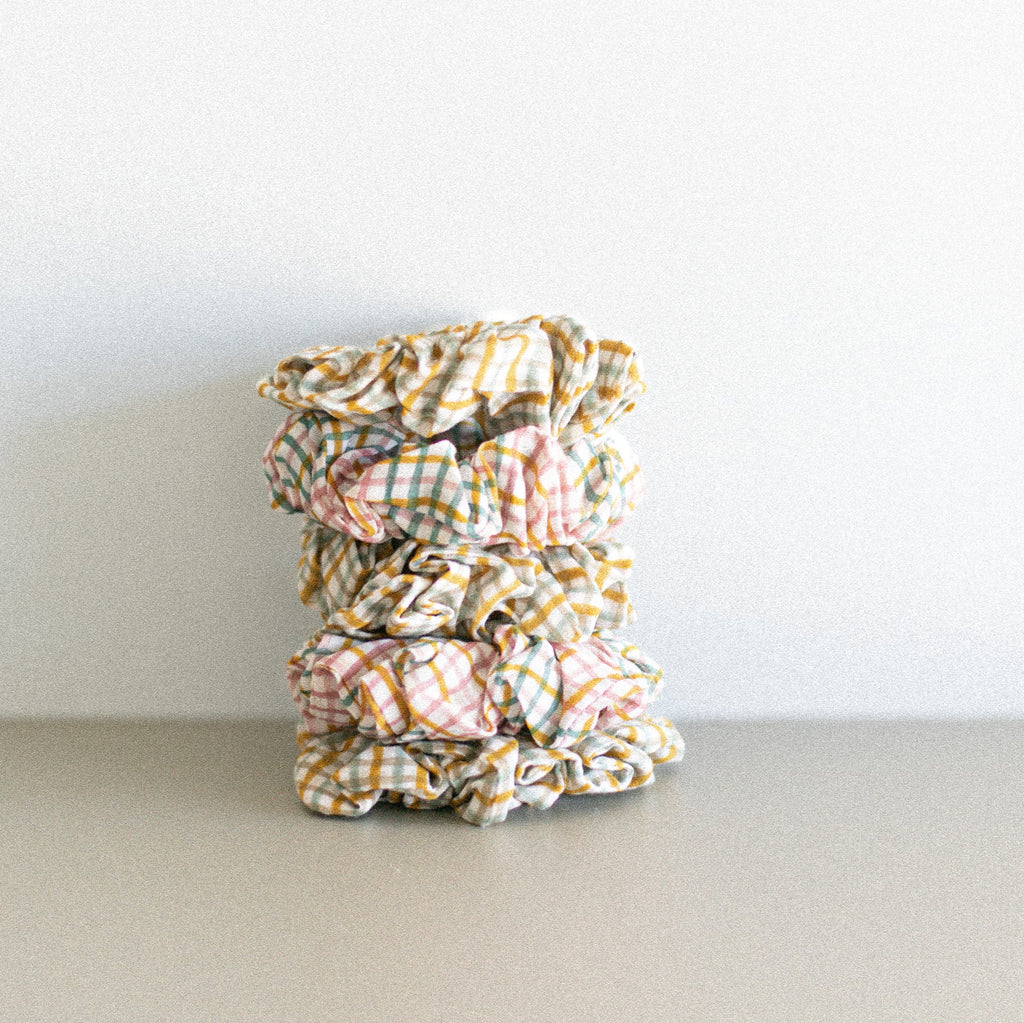 Journey of a River | Hand-Block Printed  Hair tie for daily wear 