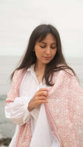 Journey of a River | Hand-Block Printed  Sustainable Accessories - Scarf for daily wear 