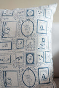 WALL OF FRAMES - HAND BLOCK PRINTED PILLOW COVER