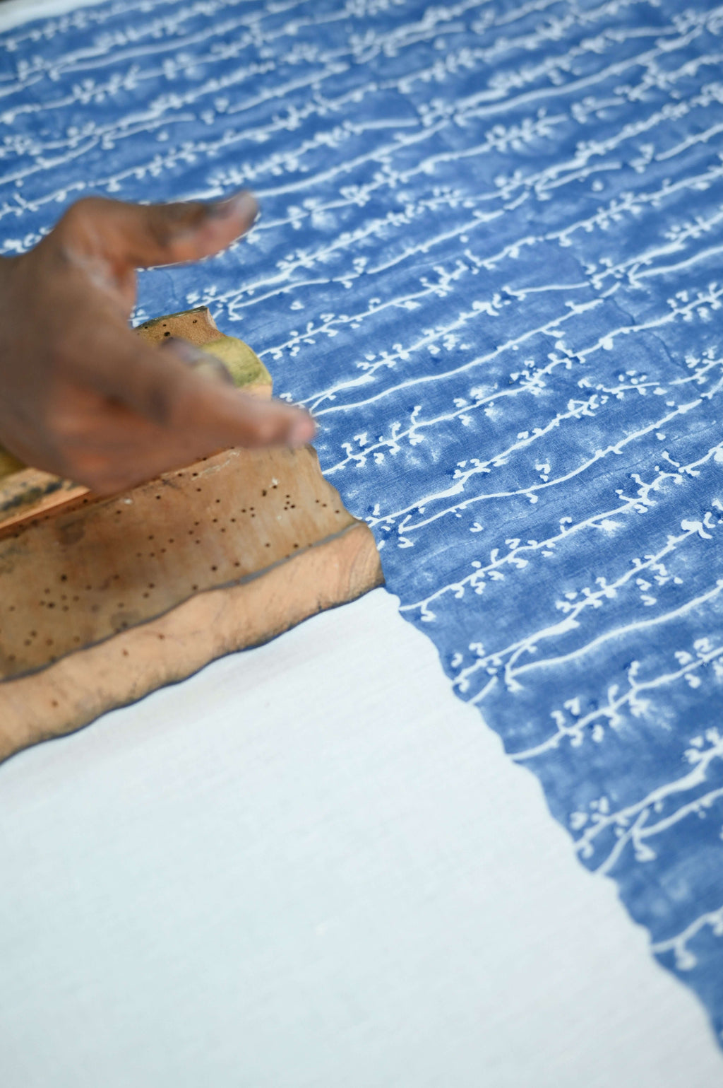 MEMORY GARDEN - BLOCK PRINTED CUSHION COVER