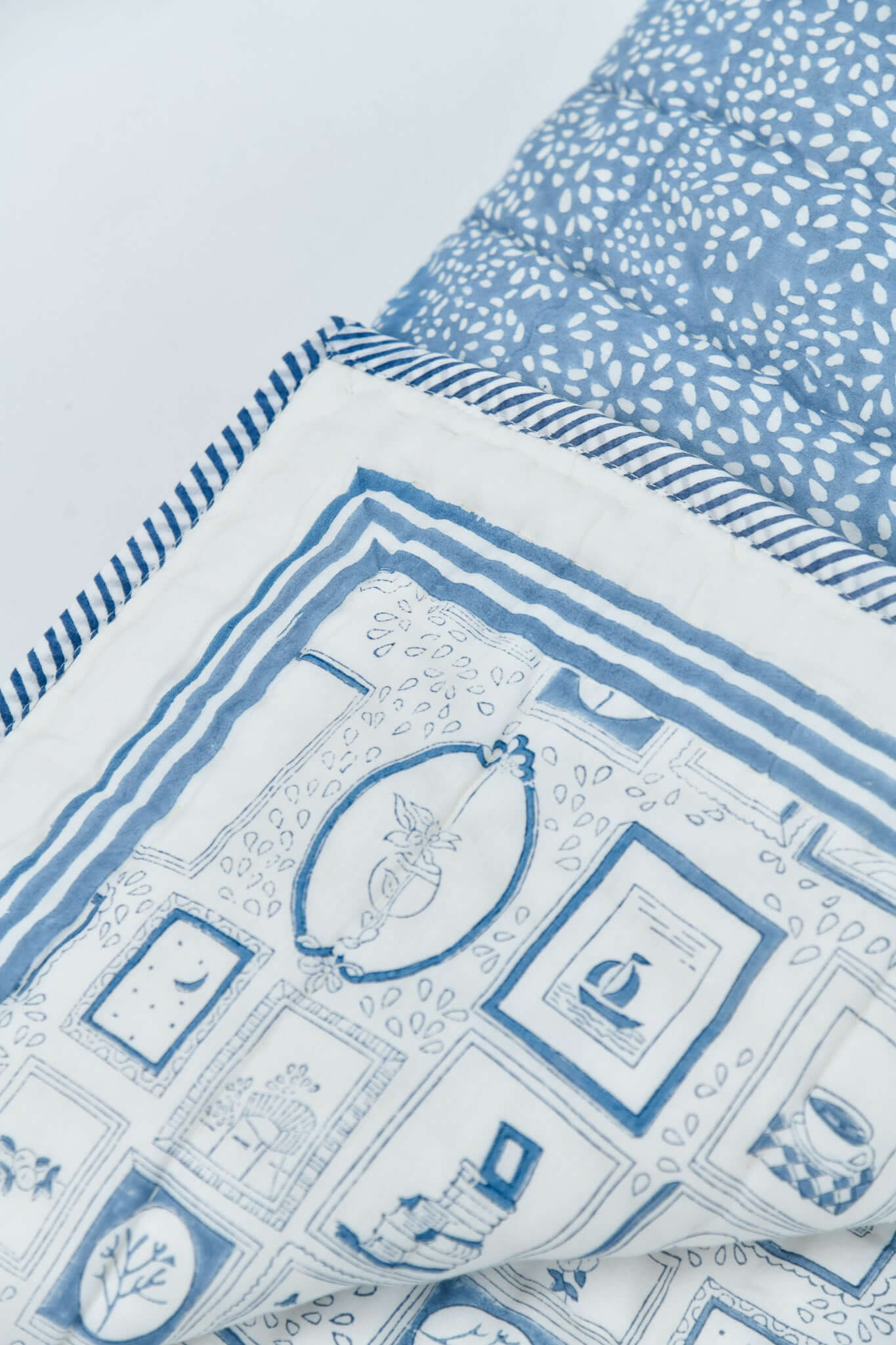 A QUIET INHERITANCE - HAND BLOCK PRINTED BLANKET