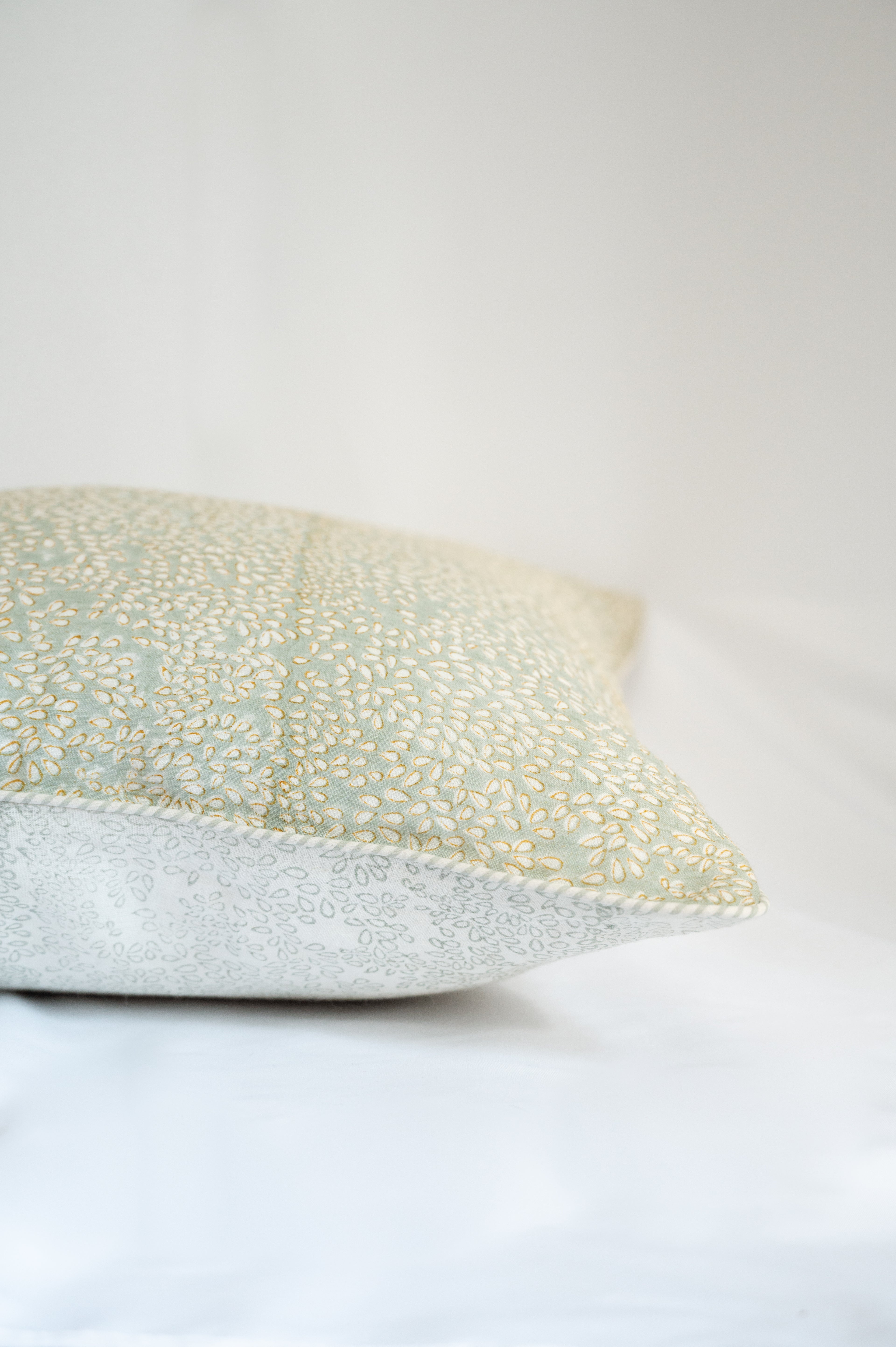 hand block printed cushion cover, 20x20